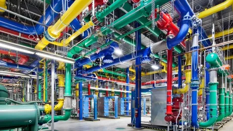 Gcp datacenter colorpipes thedalles