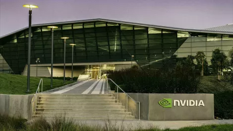 Nvidia endeavor building logo