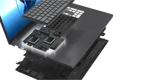 Qualcomm discrete npu lit up inside dell pro max plus