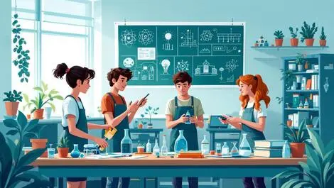 Australian teenagers brainstorming building science technology projects