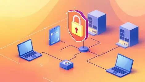 Secure home network with digital lock and multiple connected devices