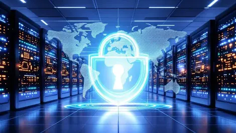 Modern data center vault shield confidential ai security map