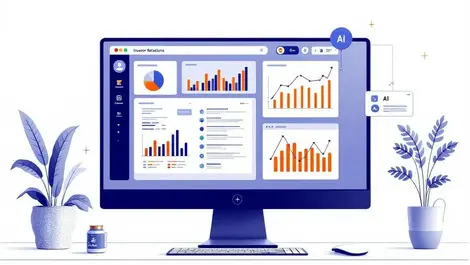 Investor relations ai dashboard with verified financial data